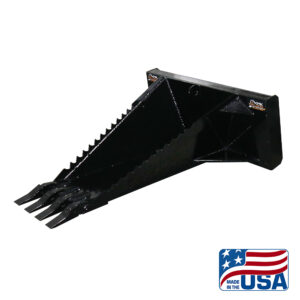 48" Severe Duty Stump/Root Bucket with Universal Quick Attach