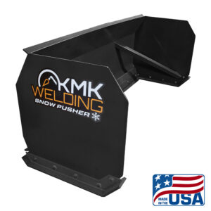 6' Black Heavy Duty Commercial Grade Skid Steer Snow Pusher