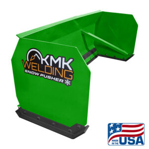 6' Green Heavy Duty Commercial Grade Skid Steer Snow Pusher