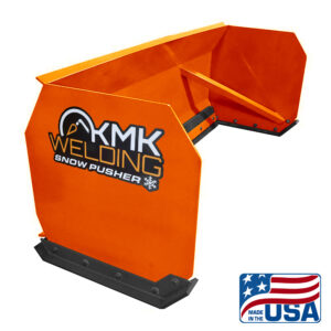 6' Orange Heavy Duty Commercial Grade Skid Steer Snow Pusher